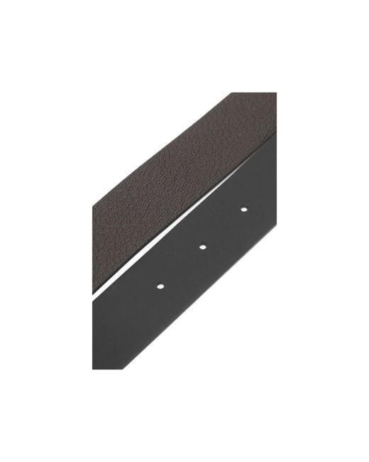 Bottega Veneta Black Leather Belt for men