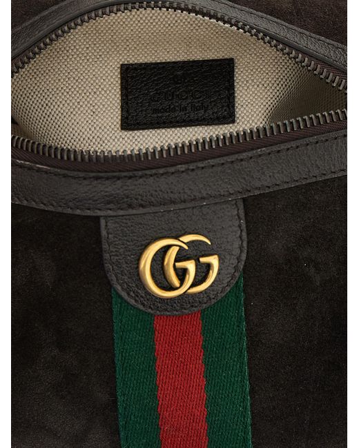 Gucci Black 'Ophidia' Mini Handbag for men
