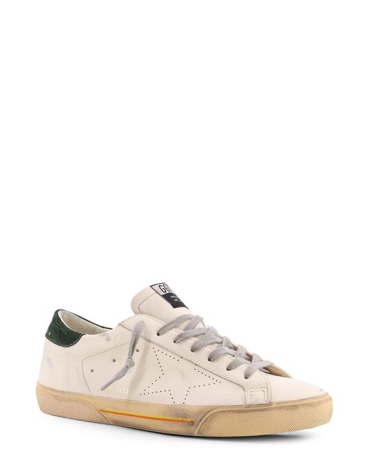 Golden Goose Deluxe Brand Natural Super-Star Skate Leather Low-Top Sneakers for men