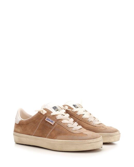 Golden Goose Deluxe Brand Brown Soul Star Lace-up Sneakers