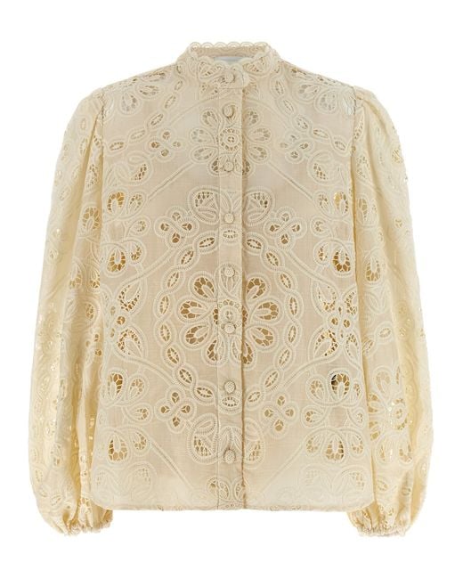 Zimmermann Natural Rhiannon' Blouse