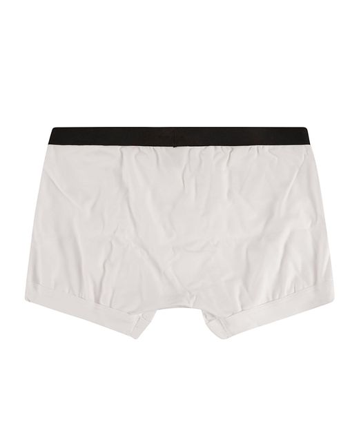 Tom Ford Logo Waist Plain Boxer Shorts in White for Men | Lyst