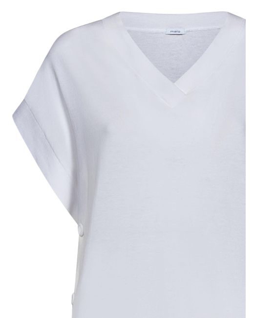 Malo White T-Shirt