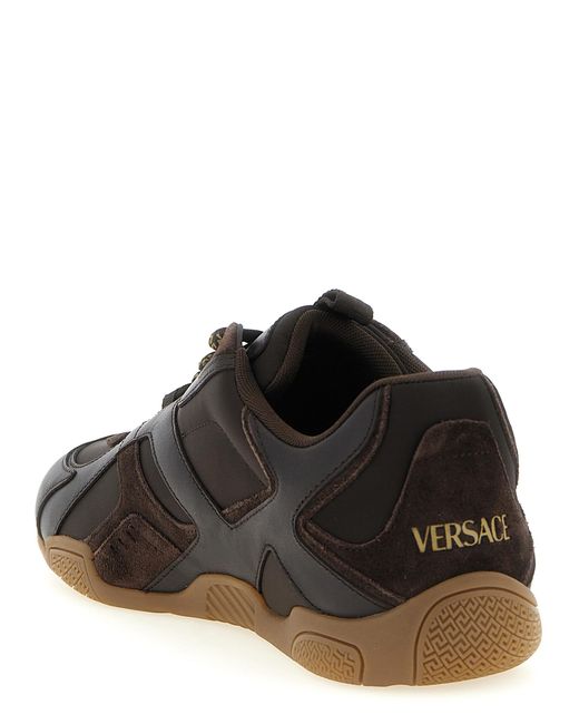 Versace Black Galaxia Sneakers for men