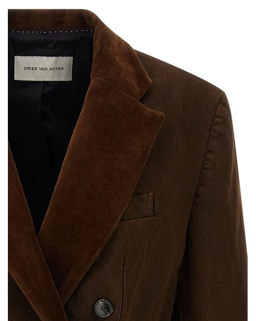 Dries Van Noten Brown 'Befya' Blazer