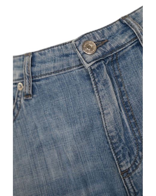 Roy Rogers Blue Straight Cotton Jeans
