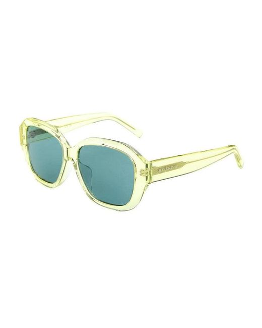 Givenchy Blue Sunglasses Square Full Rim, Shiny Frame And Lens Gv40075F42N