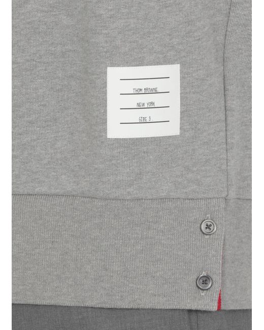 Thom Browne Gray Classic Loopback Sweatshirt for men