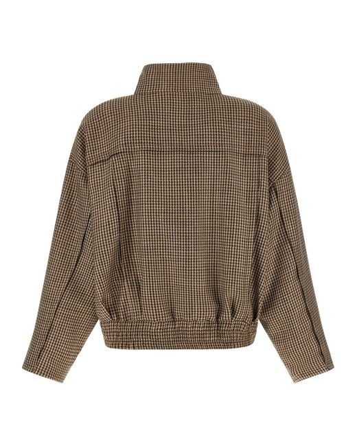 Brunello Cucinelli Brown Virgin Wool Jacket Clothing