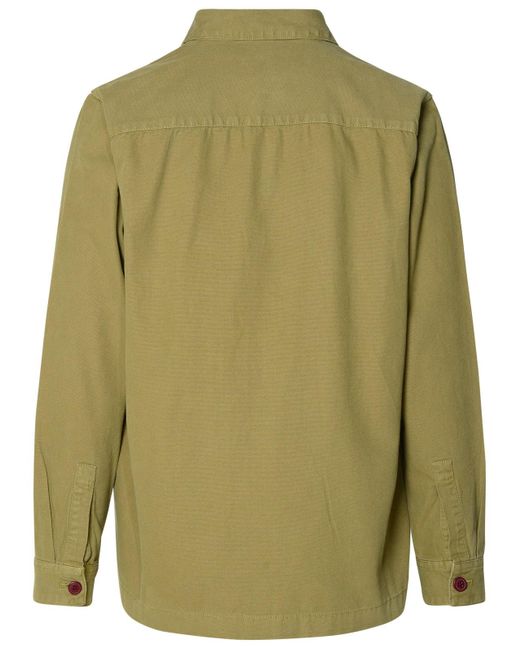 Barbour Green Cotton Shirt for men