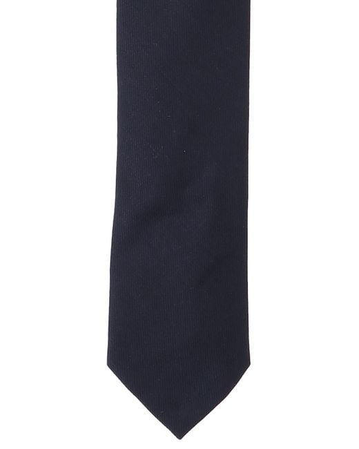 Thom Browne Blue Tricolor Detail Tie for men