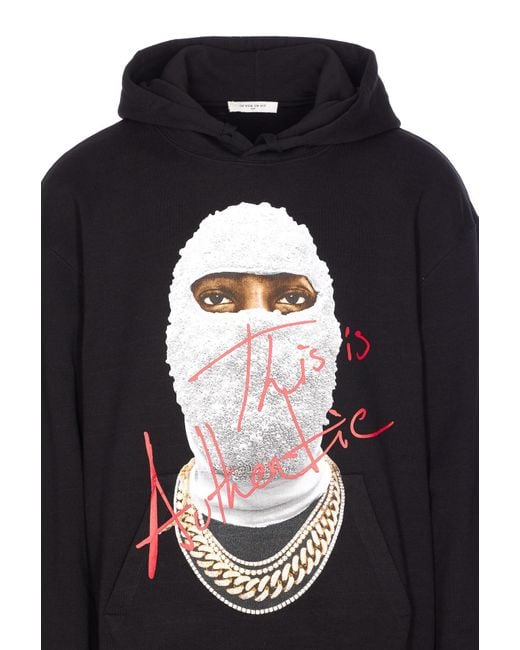 Ih Nom Uh Nit Blue Mask Authentic Hoodie for men