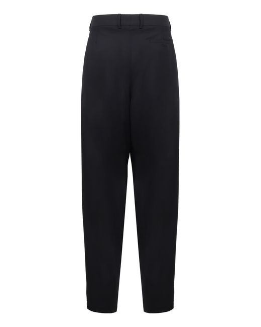 Giorgio Armani Blue Virigin Wool Trousers Virgin for men
