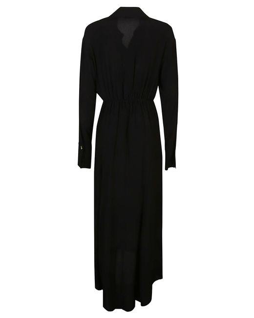 Patrizia Pepe Black Long Sleeve Dress