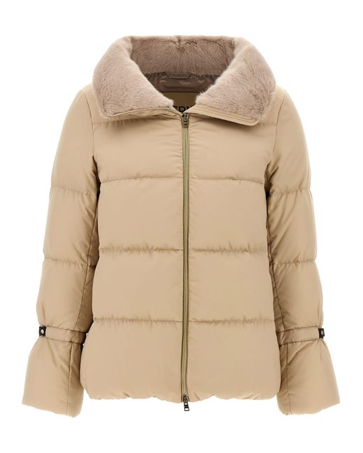 Herno Natural Short Down Jacket