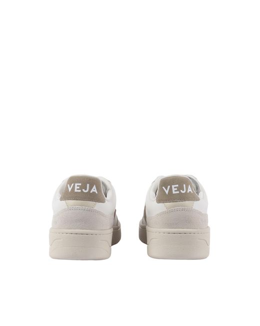 Veja V-90 O.T. Leather White_Taupe Sneakers for men