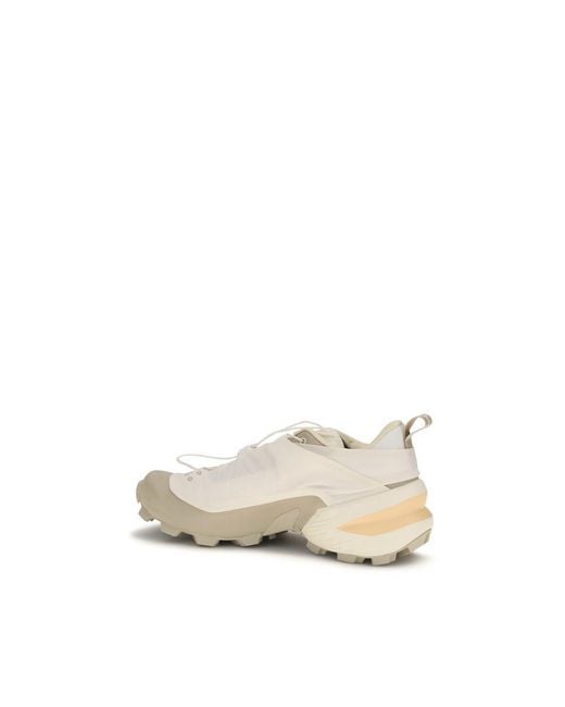 MM6 by Maison Margiela White Polyester Athletic Sneakers for men