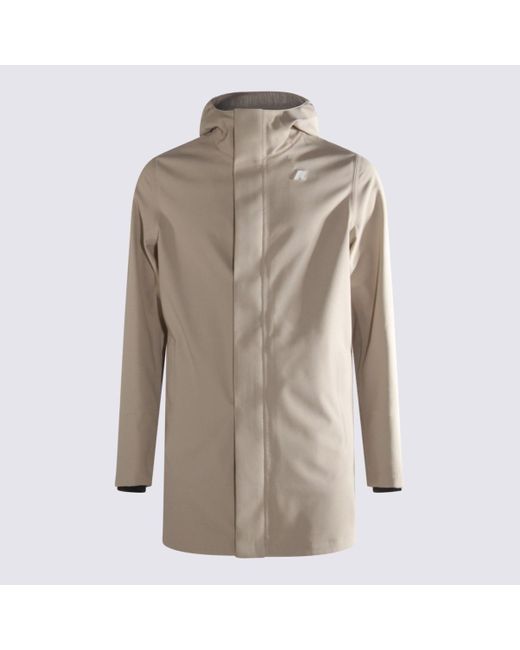 K-Way Brown Casual Jacket for men