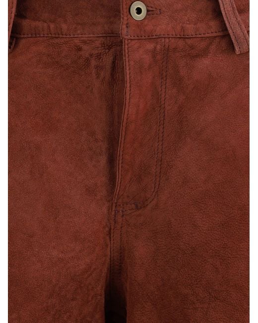 Salvatore Santoro Brown Suede Pants