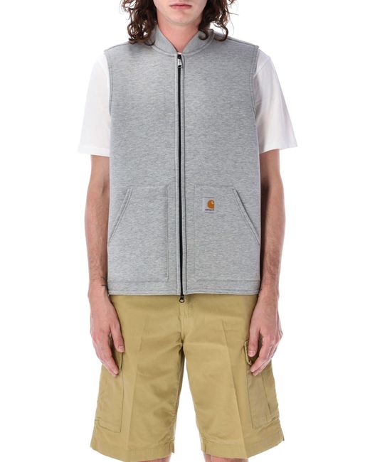 Carhartt Gray Car-Lux Vest for men
