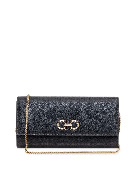 Ferragamo blue wallet hotsell