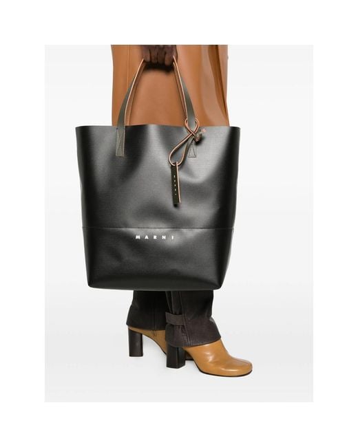 Marni Black Bum Bag Tote for men