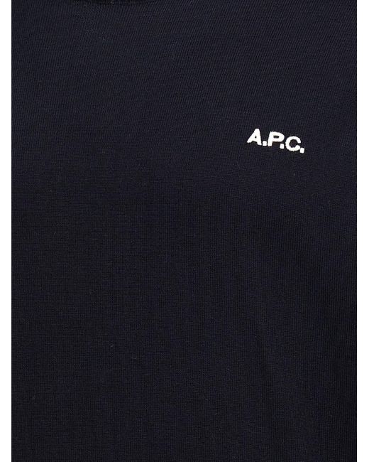 A.P.C. Blue Melville Sweater, Cardigans for men