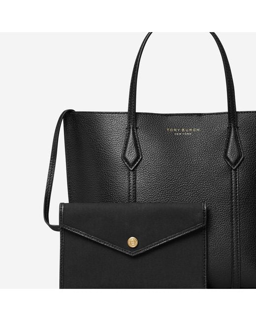Tory Burch Black Perry Small Shopping Bag