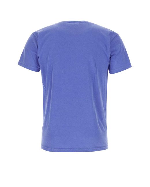 Kidsuper Blue Cerulean Cotton T-Shirt for men