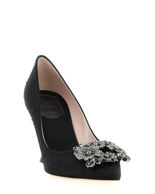 Roger Vivier Black Slip On Pumps
