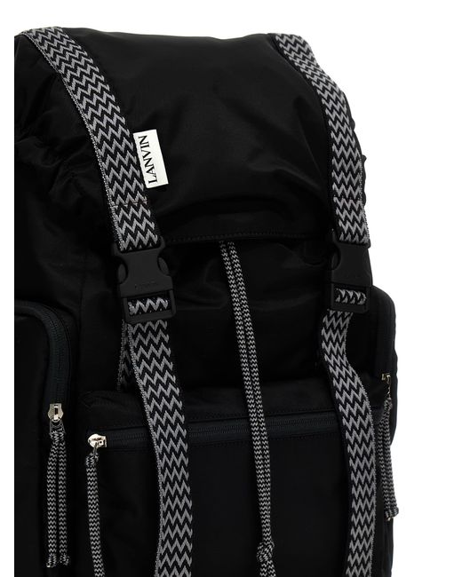 Lanvin Black Backpacks for men