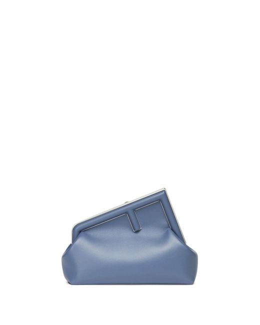 Fendi First Midi Blue Handbag | Lyst