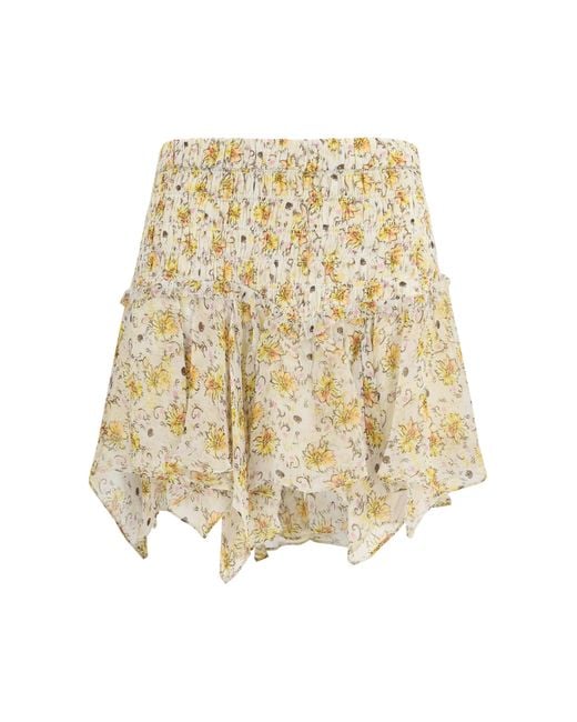 Isabel Marant Natural Fiala Skirt Viscose