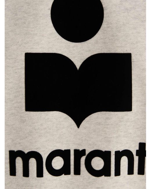 Isabel Marant White Crewneck Sweatshirt With Logo