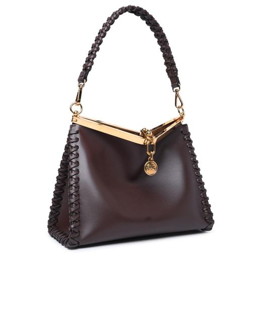 Etro Black Vela Small Leather Bag