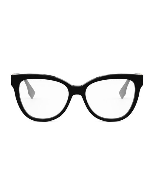 Fendi Black O'Lock Eyeglasses