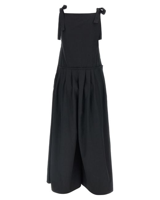 Max Mara Black Cotton Jumpsuit