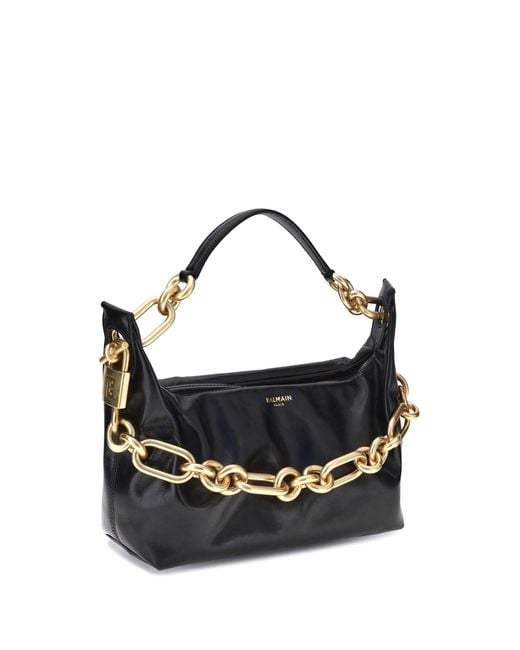 Balmain Black Shoulder Bag 'Sync Medium'