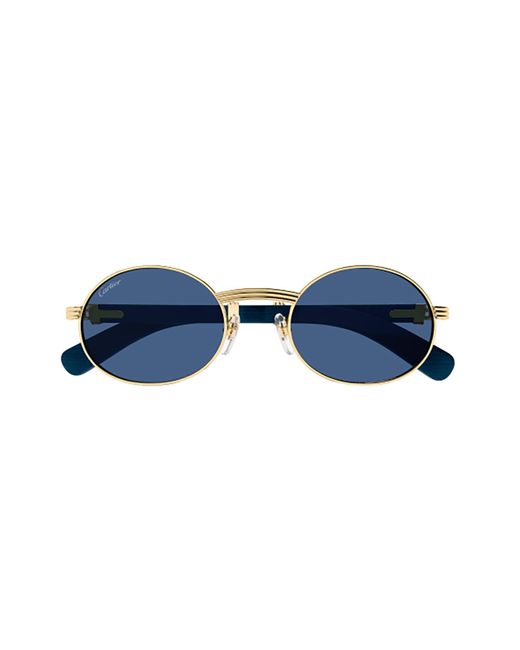 Cartier Blue Ct0464s Sunglasses
