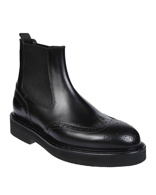 Premiata Black Ankle Boots Cortina for men