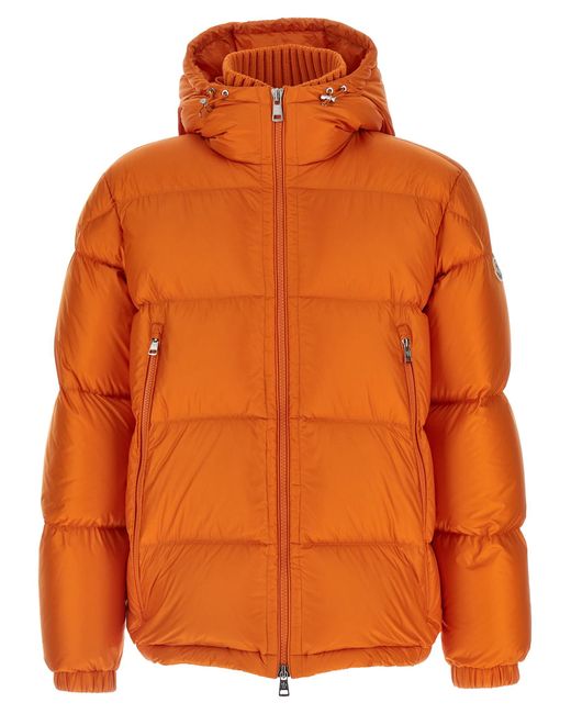 Moncler Orange 'Rivau' Down Jacket for men