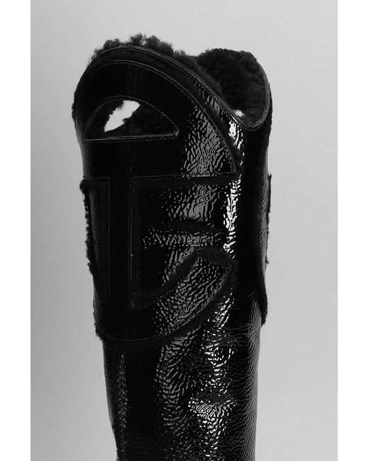 Ugg black shop heel boots