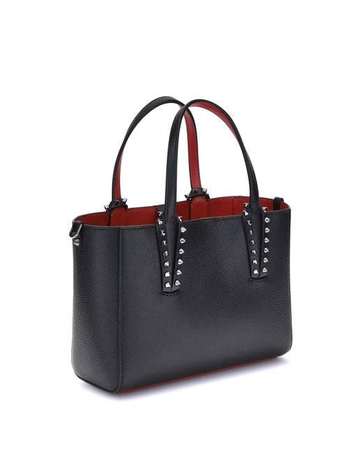 Christian Louboutin Black Cabata E/W Mini Leather Tote