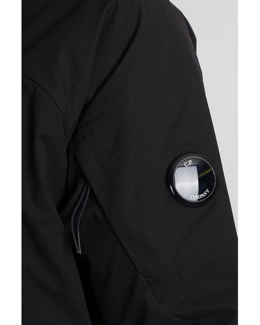 C P Company Black Pro Tek Casual Jacket for men