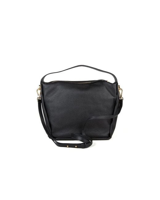 Coccinelle Black Shoulder Bag Cow Leather Shoulder-Bags