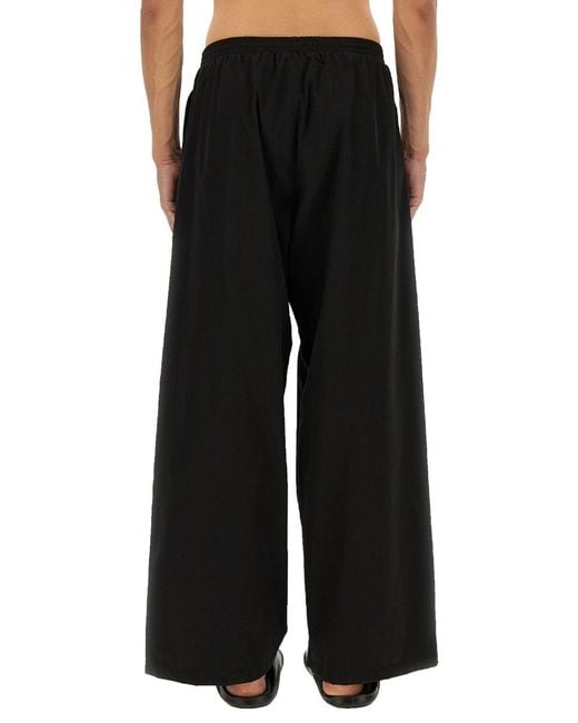 Balenciaga Black Track Pants Polyester for men
