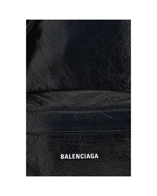 Balenciaga Black Nylon Backpack for men