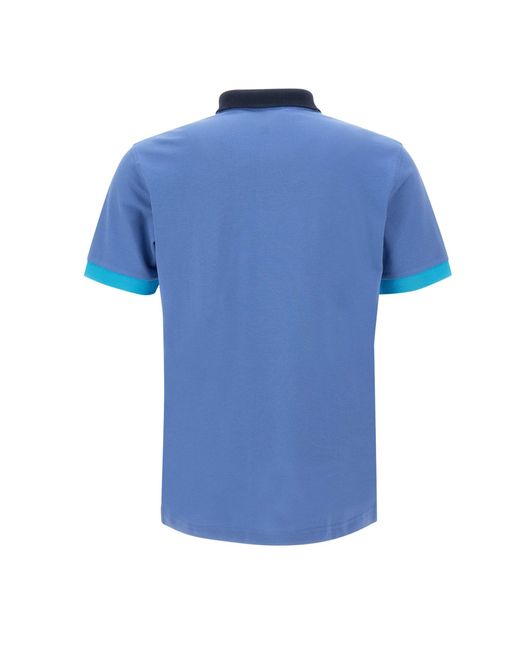Sun 68 Blue 3 Colours Cotton Polo Shirt for men