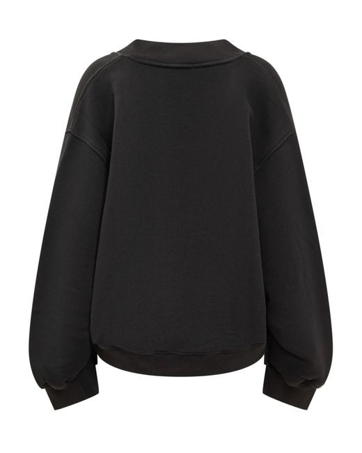 The Attico Black Sweatshirt