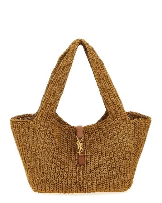 Saint Laurent Brown 'Le 5 Ã€ 7 Bea' Shopping Bag